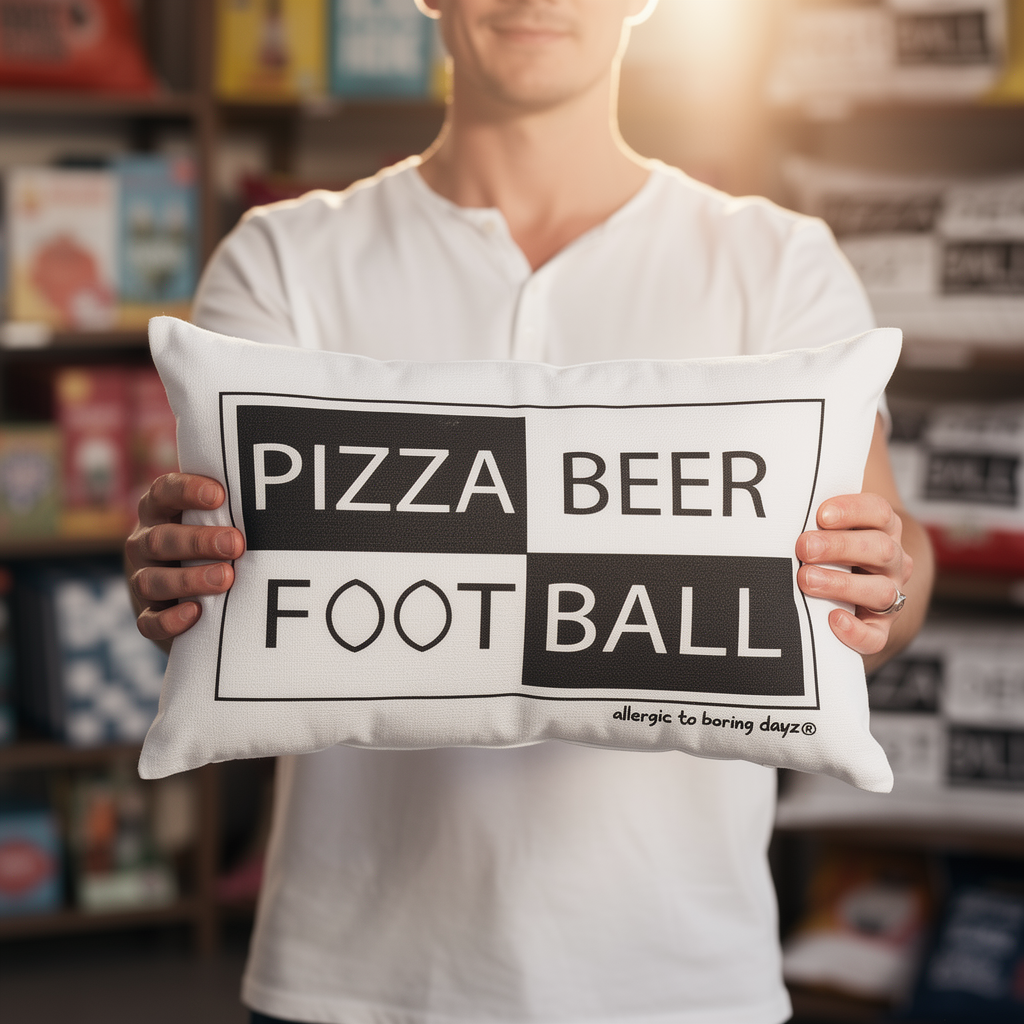 The Cave Pizza Beer Football by Allergic to Boring Dayz™
