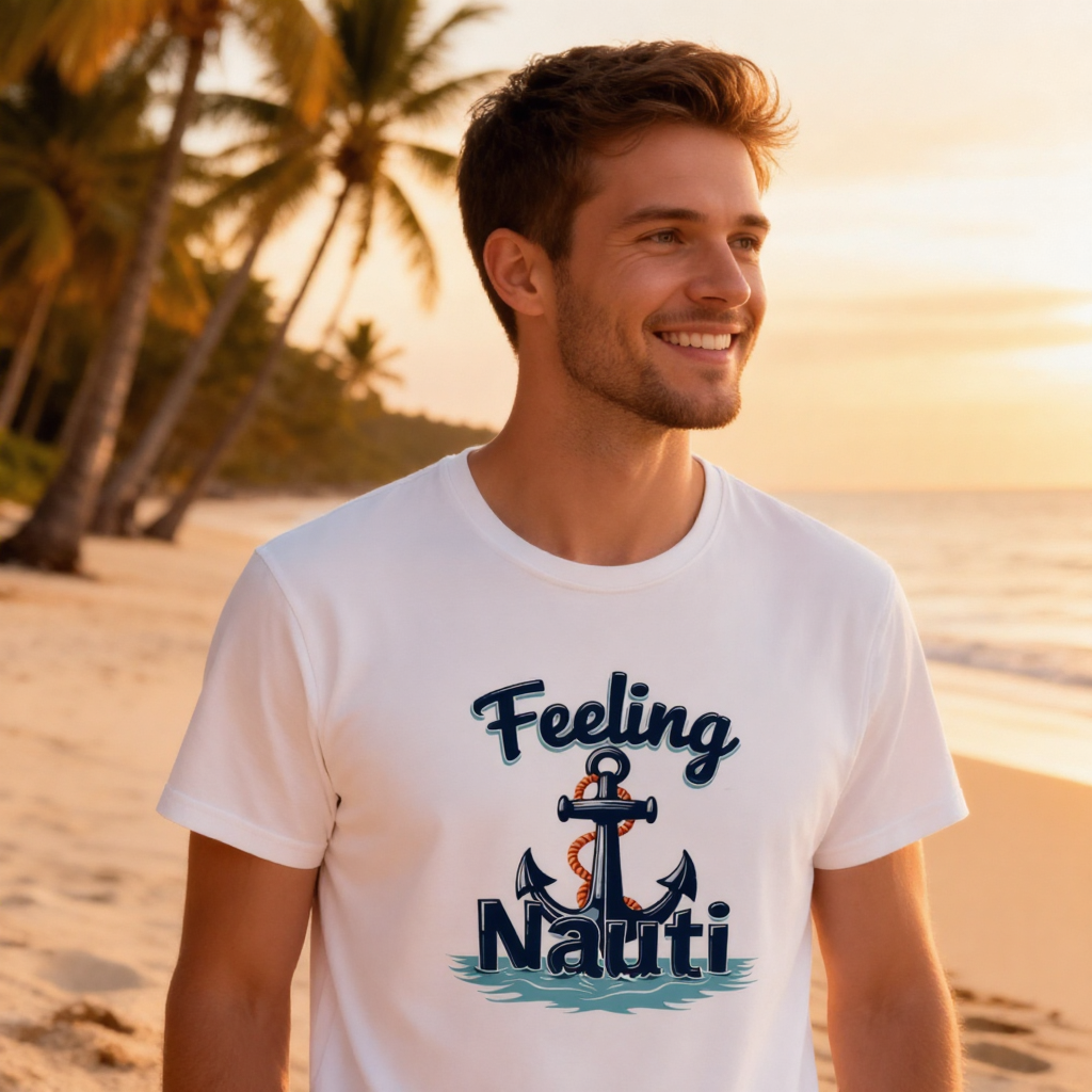 Feeling Nauti Anchor ~ Supersoft T-Shirt