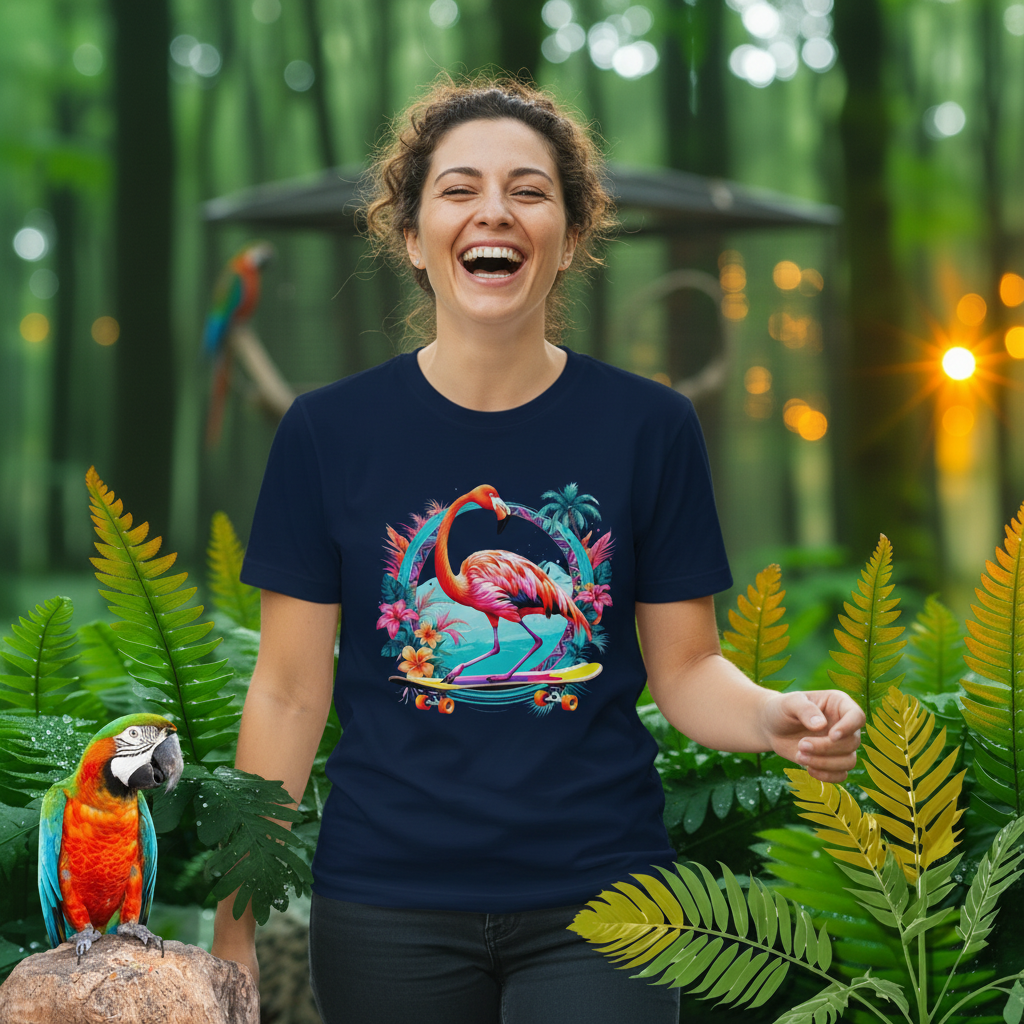 Flamingo Tropical Vibes ~ T-Shirt