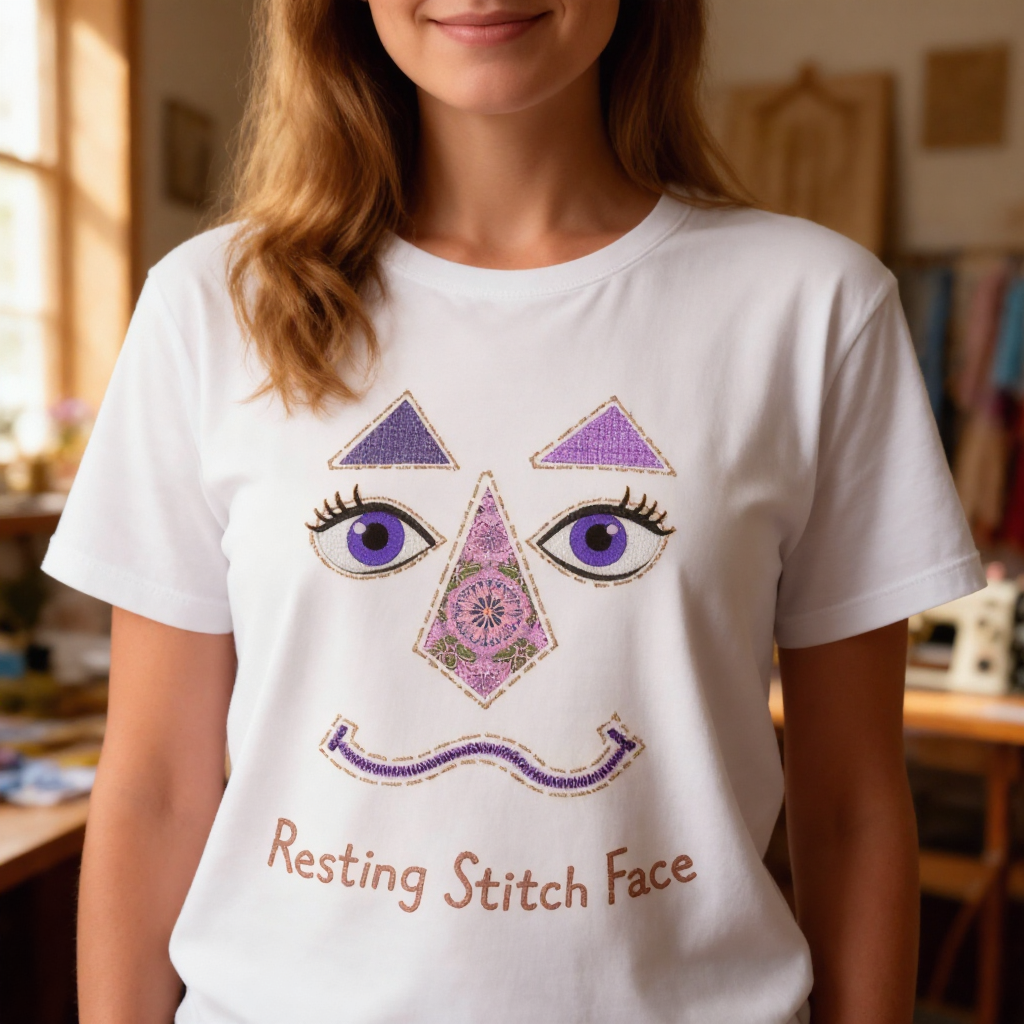 All Tied Up ~ Resting Stitch Face ~ Premium Tee