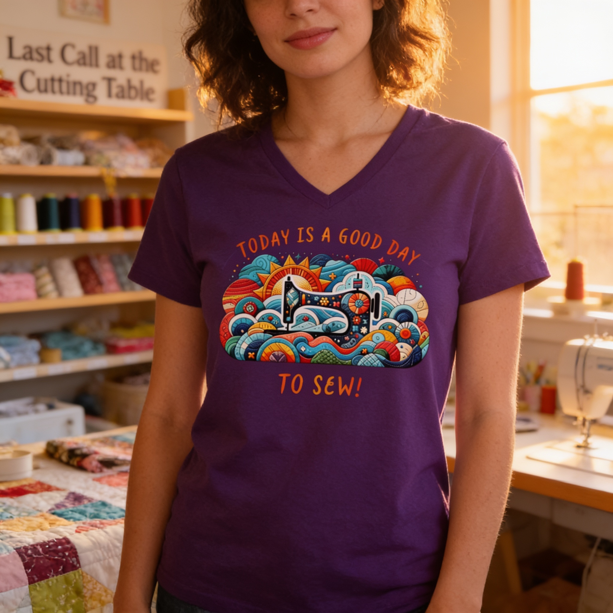 Today is a Good Day to Sew ~ V-Neck Tee