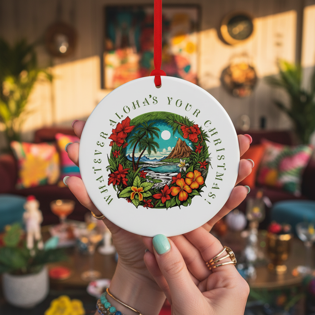 Whatever Aloha's your Christmas Ornament