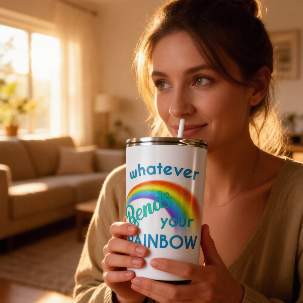 Whatever Bends your Rainbow Tumbler