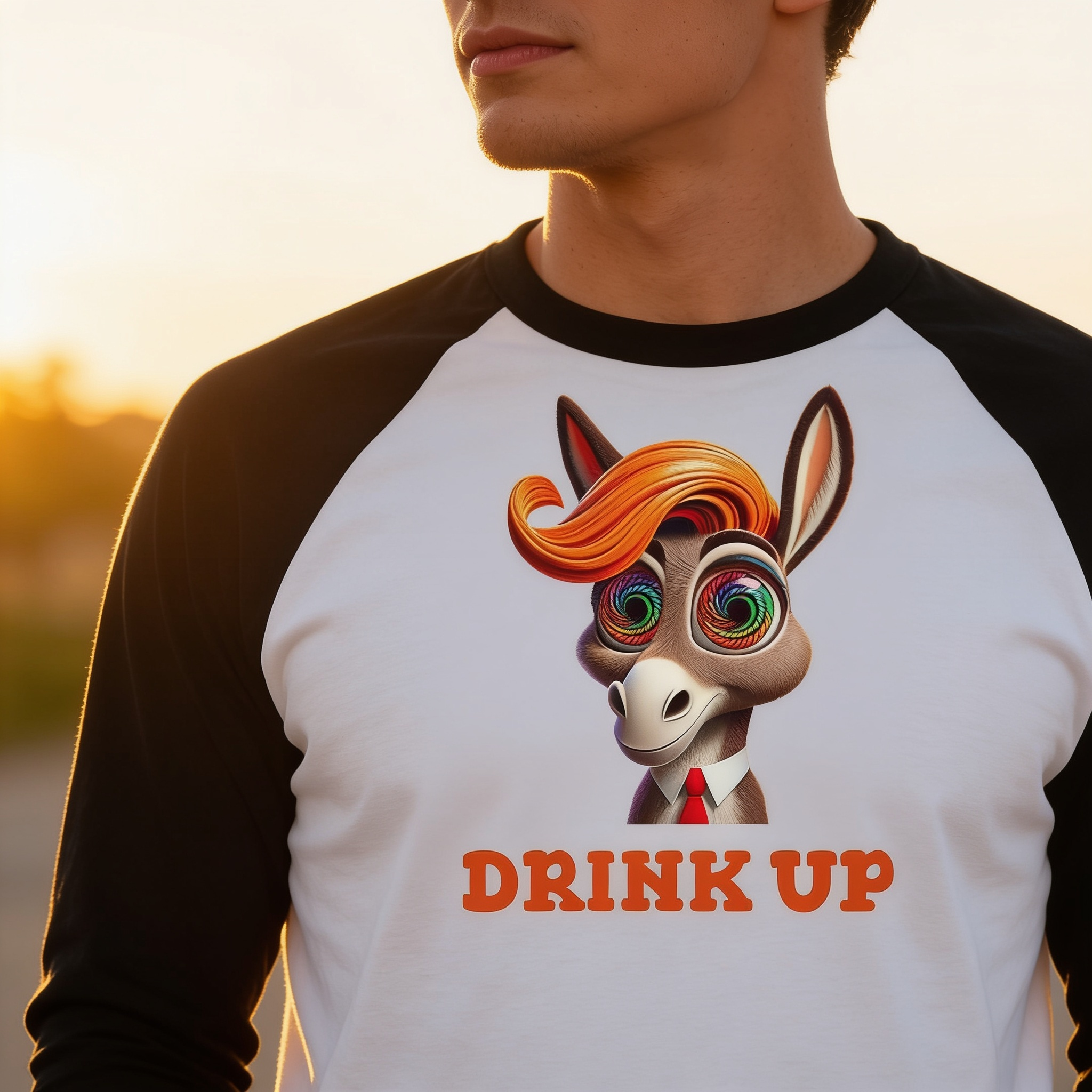 Drink Up ~ Baseball 3/4 Sleeve Tee