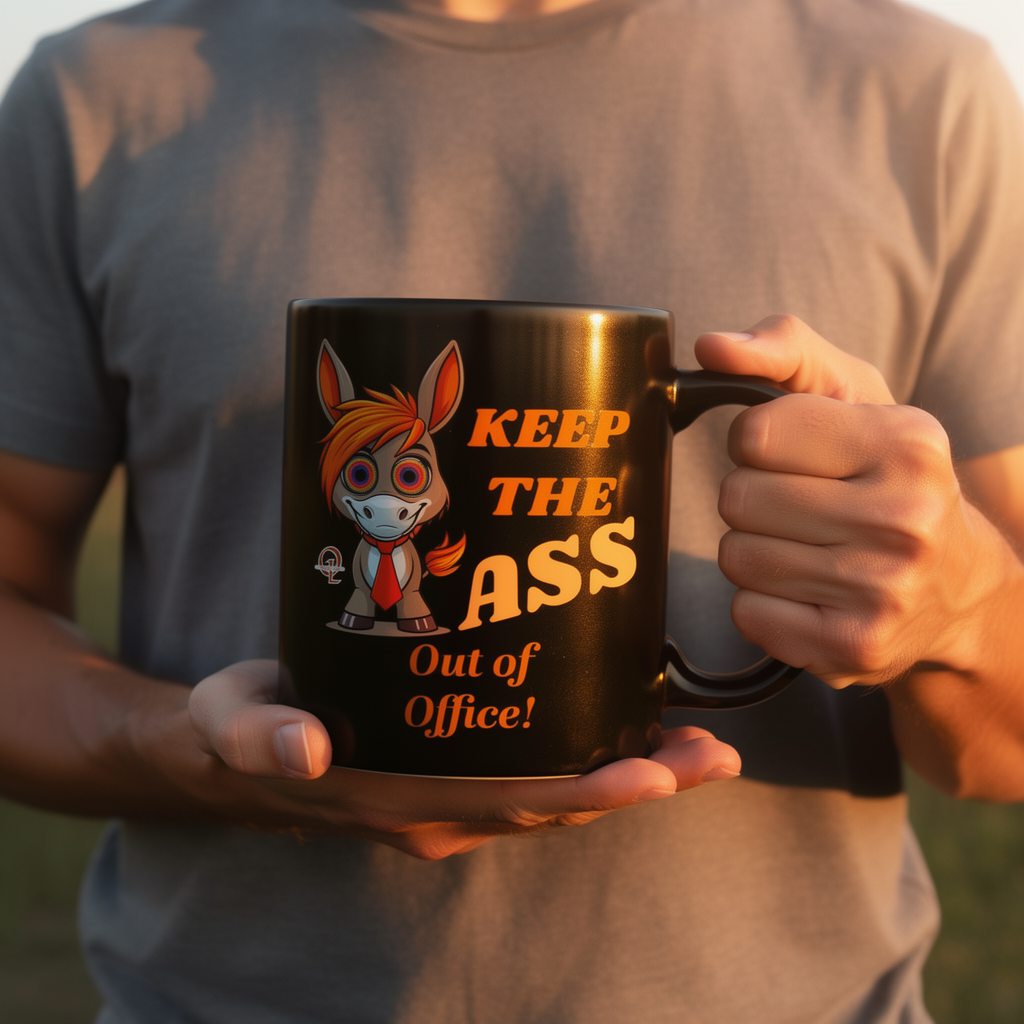 KEEP THE ASS Out of Office! Coffee Mug